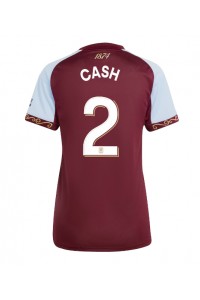 Aston Villa Matty Cash #2 Voetbaltruitje Thuis tenue Dames 2025-26 Korte Mouw